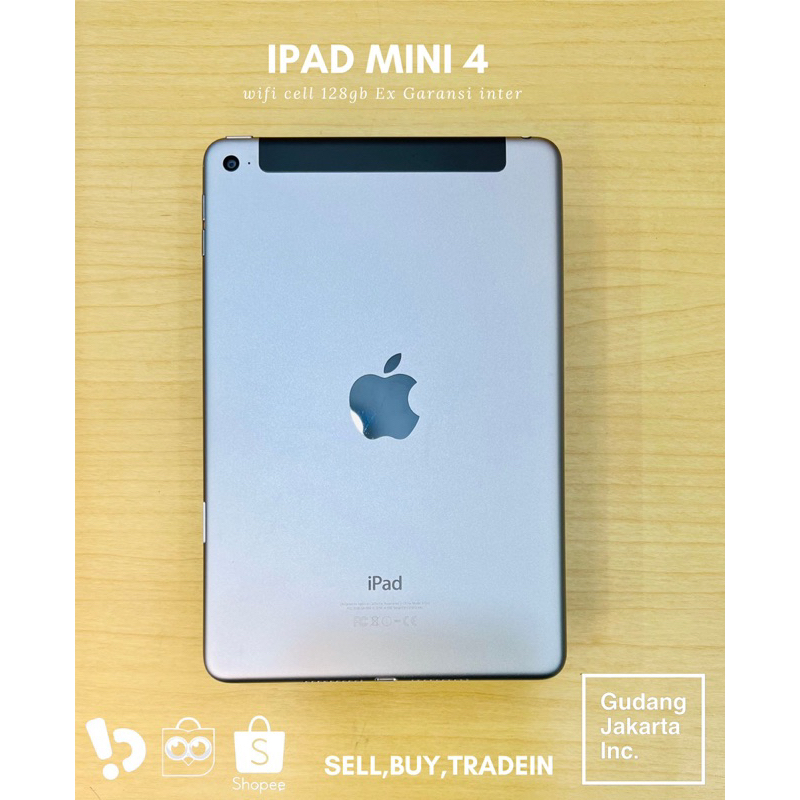 Jual iPad mini 4 128gb WiFi Cell like new | Shopee Indonesia