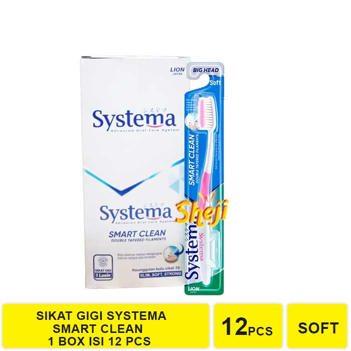 Jual 1 BOX ISI 12 PCS SIKAT GIGI SYSTEMA SMART CLEAN (ST1) | Shopee ...