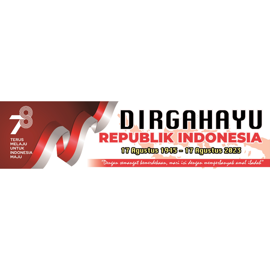Jual Spanduk Banner 17 Agustus Dirgahayu Kemerdekaan Hut Ri Custom Shopee Indonesia 1681