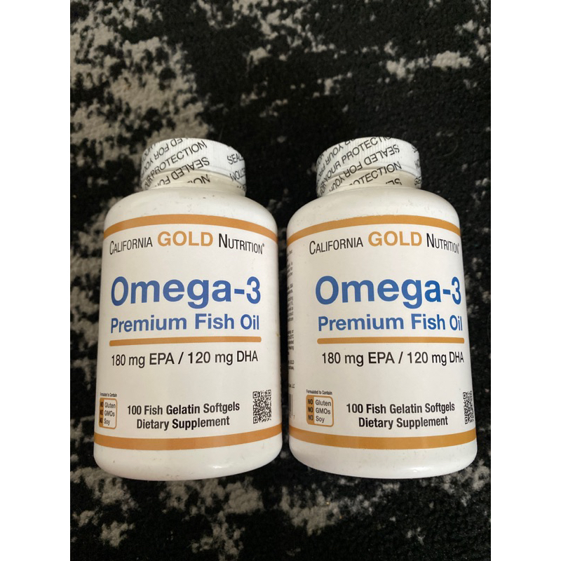 Jual California Gold Nutrition Omega 3 Premium Fish Oil 180 EPA / 120 ...