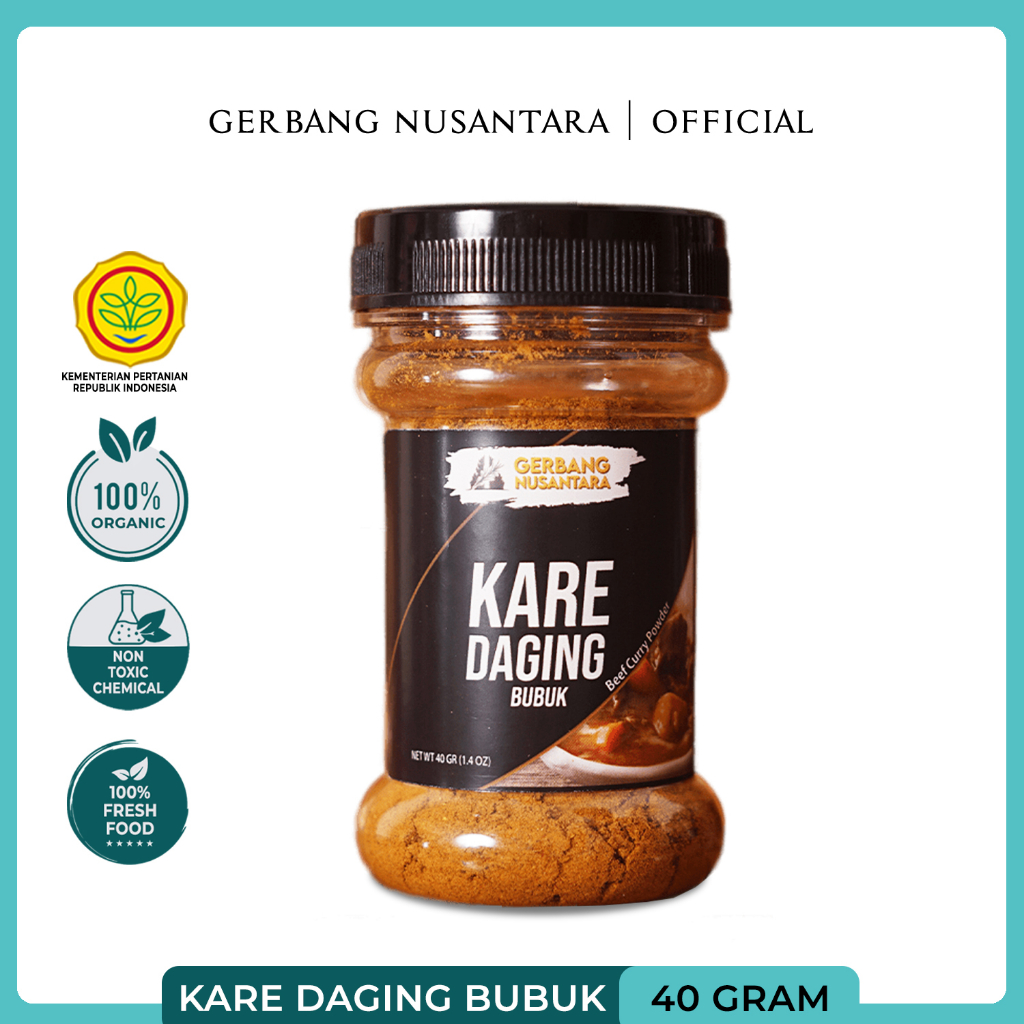 Jual Bumbu Rempah Kare Daging Wagyu Bubuk Jepang Gerbang Nusantara Rasa Rempah Beef Curry Powder