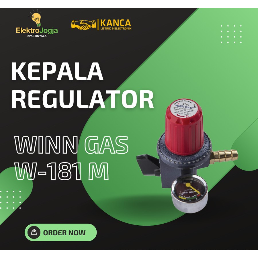 Jual Regulator Winn Gas W M High Pressure Pakai Meter Shopee