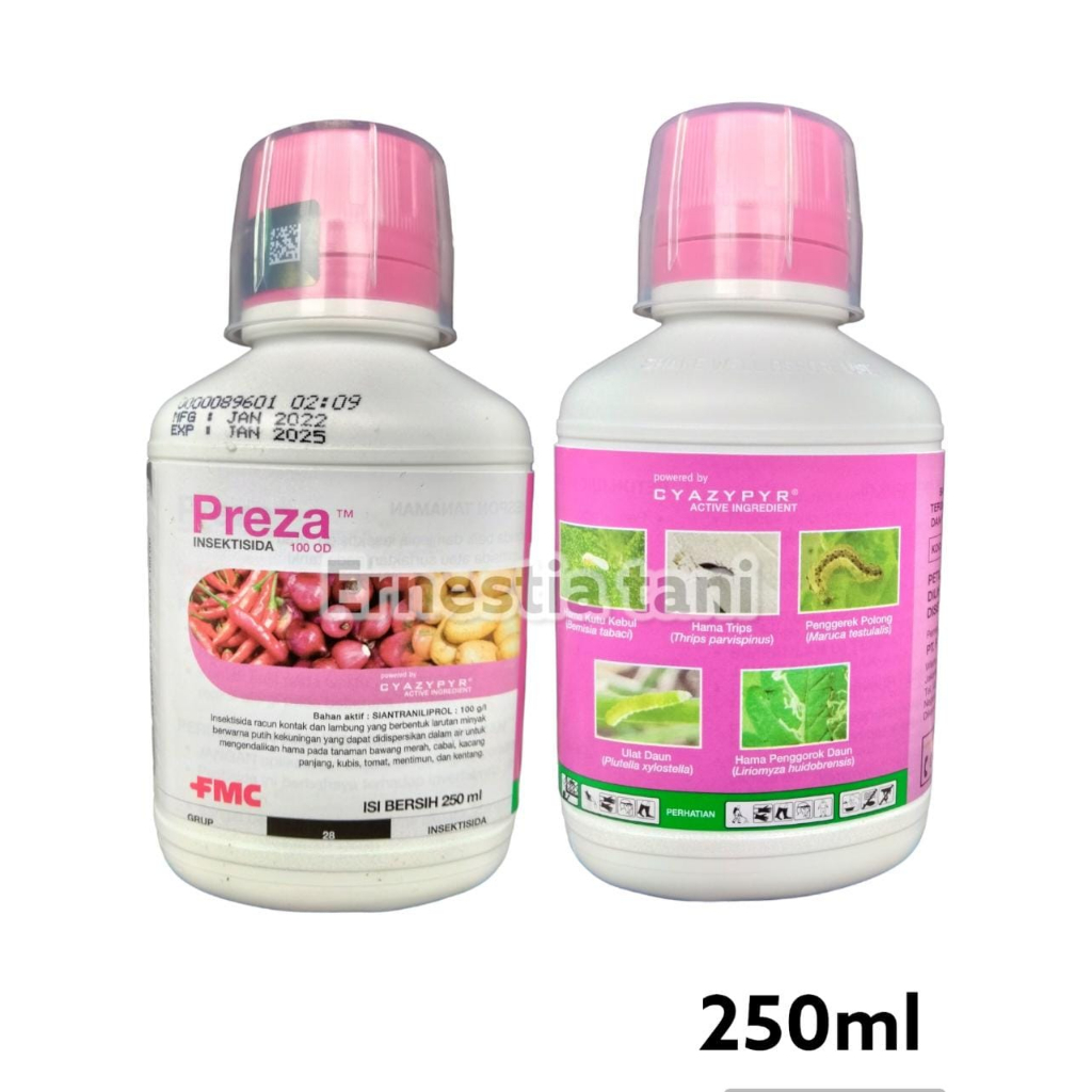 Jual Preza 100 OD 250 ml Insektisida Siantraniliprol Mengendalikan Hama ...
