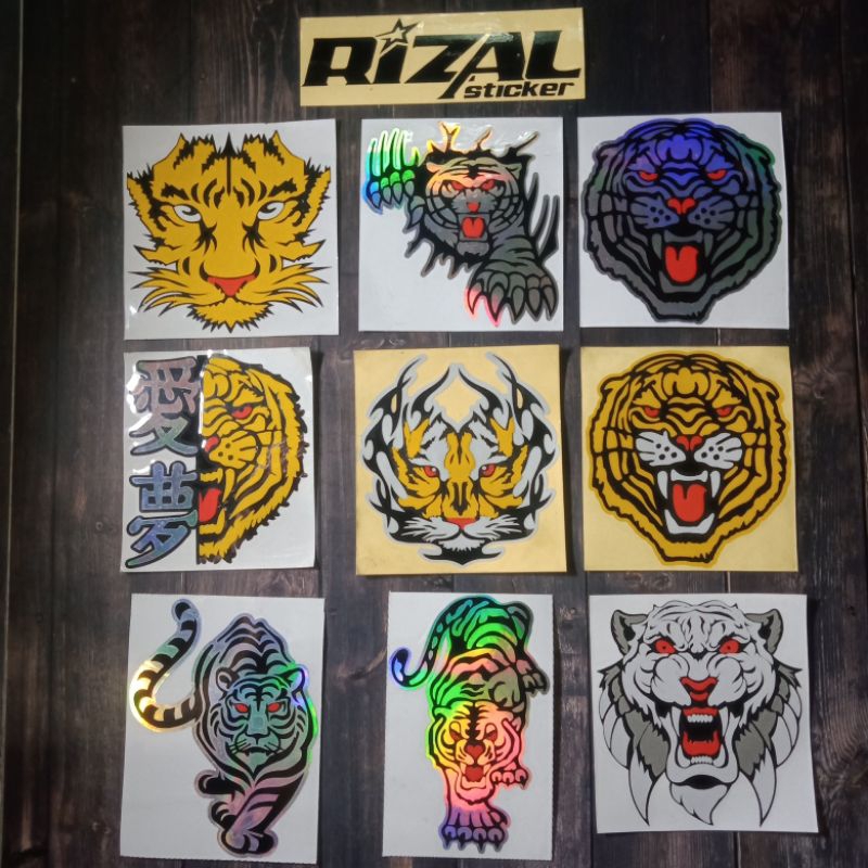 Jual sticker harimau sticker macan cutting sticker | Shopee Indonesia