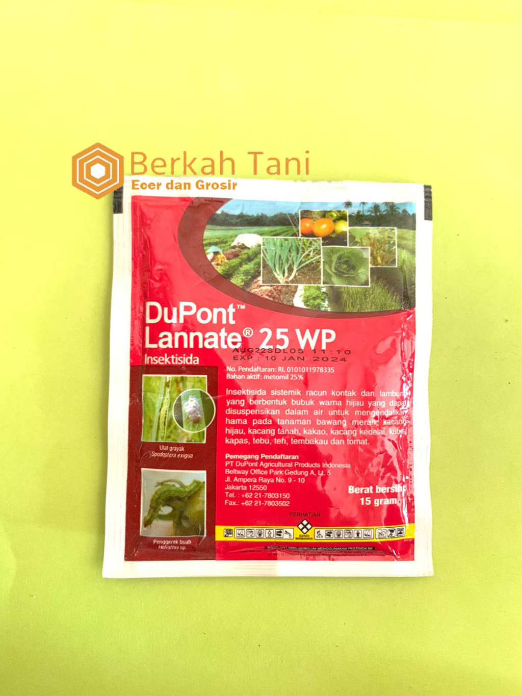 Jual Insektisida Ulat Dupont Lannate Merah Wp Gram Shopee Indonesia