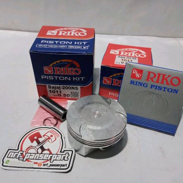 Jual PISTON KIT SEHER SET RING KAWASAKI BAJAJ FULSAR PULSAR NS200 NS ...