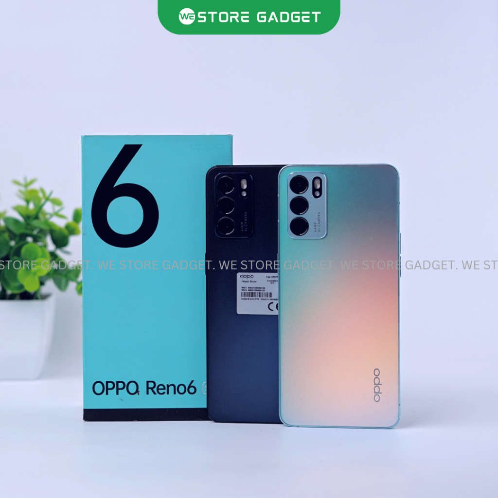 Jual Oppo Reno 6 5g 8 128gb Second Fullset Original Shopee Indonesia