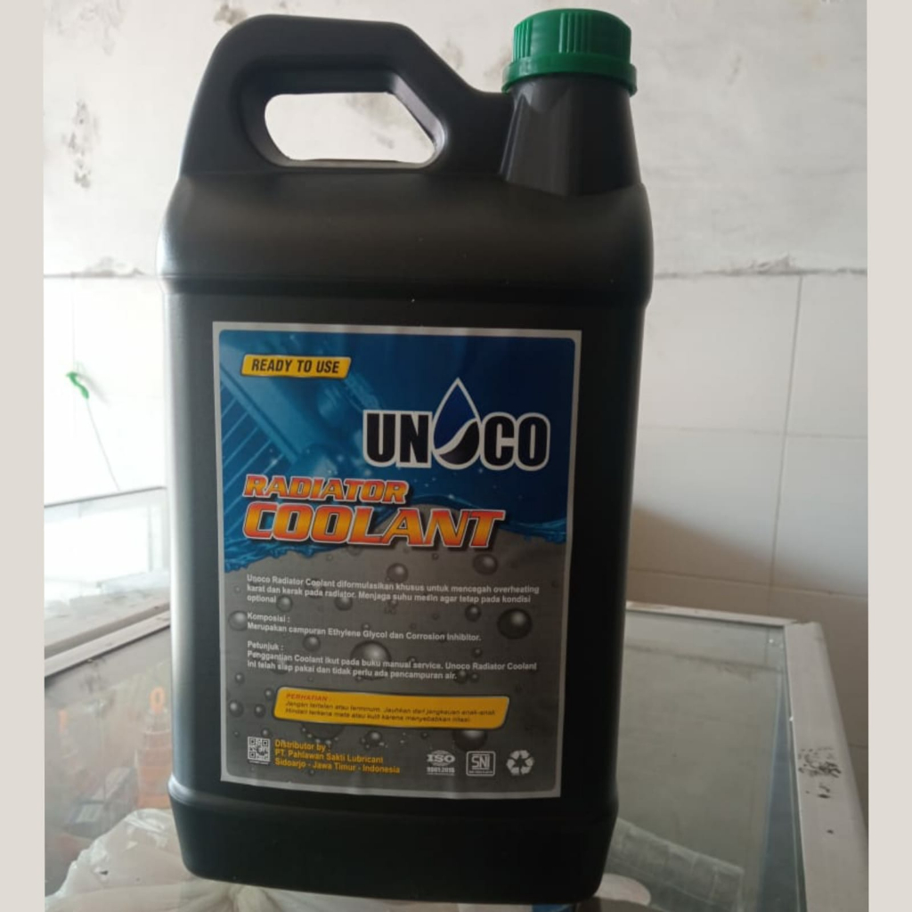 Jual RADIATOR COOLANT GREEN COLD ll UNOCO 5 LITER | Shopee Indonesia