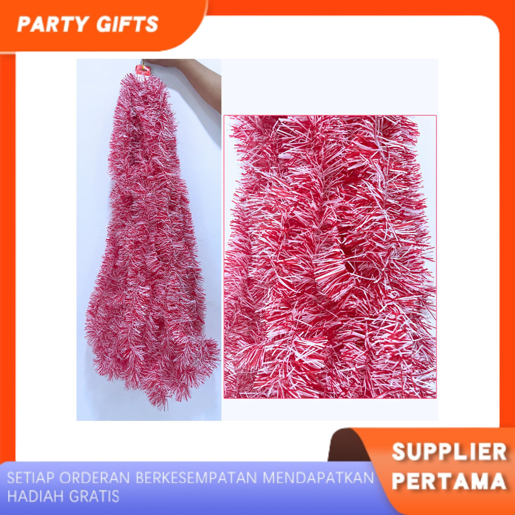 Jual DM51 Slinger Tinsel Dirgahayu Merah Putih Hiasan 17 Agustus Shopee Indonesia