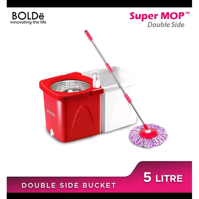 Jual Bolde Alat Pel Lantai Bolde Super Mop Double Side Alat Putar