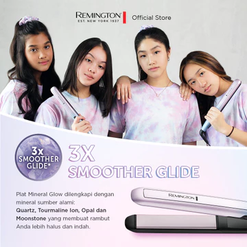 Remington Catokan Pelurus Rambut Mineral Glow S5408