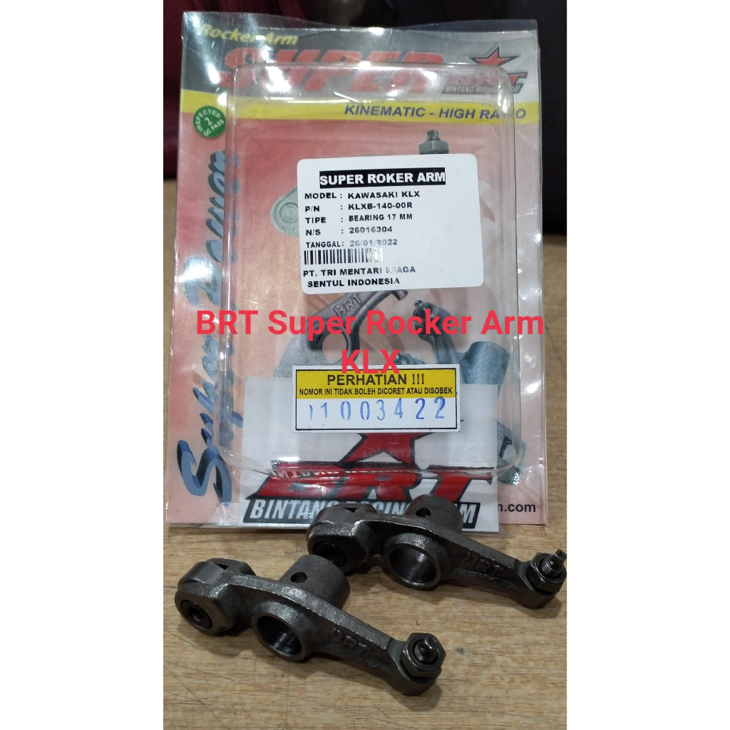 Jual BRT Pelatuk Roller Rocker Arm RRA KLX TIGER GEN 1 GEN 2 JUPITER Z MIO SUPRA GRAND SCORPIO