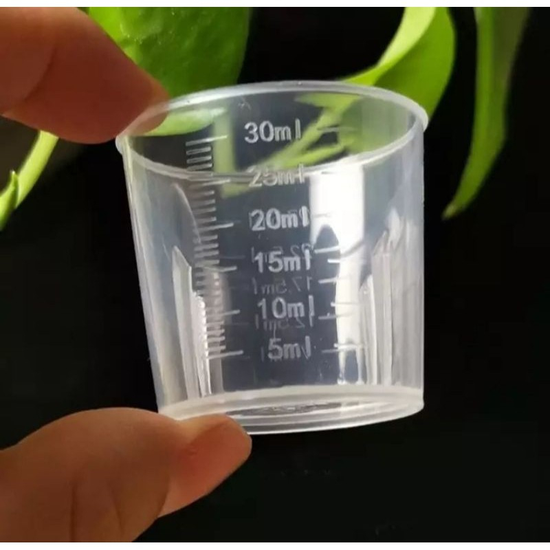 Jual Gelas Takar Gelas Ukur 100ml Plastik Bening Transparan Measuring Cup Plastic Takaran Air 8848