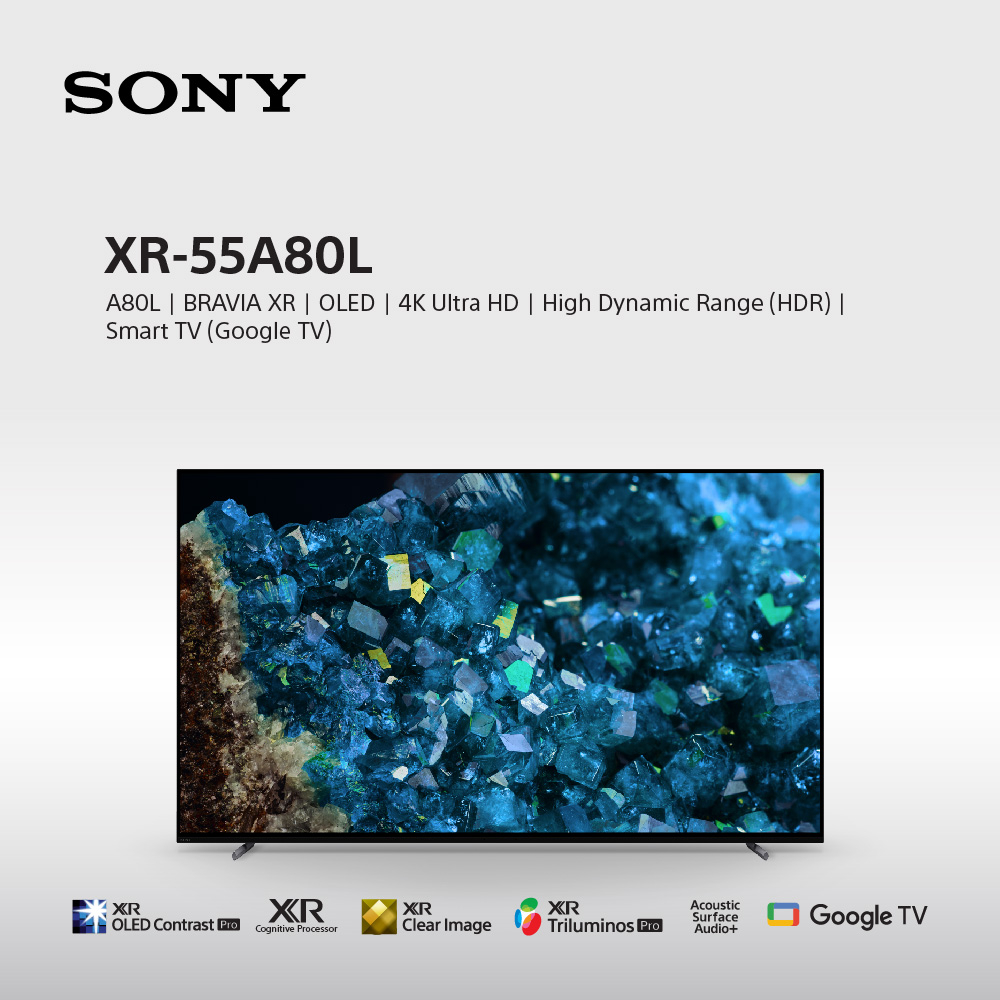 Jual SONY Bravia XR A80L 55 Inch OLED Ultra HD 4K High Dynamic Range ...