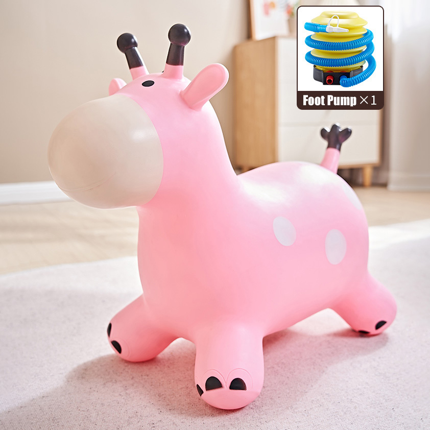 Jual 3 Color Free Pump Jumping Deer Bouncy Deer Animal The Best ...