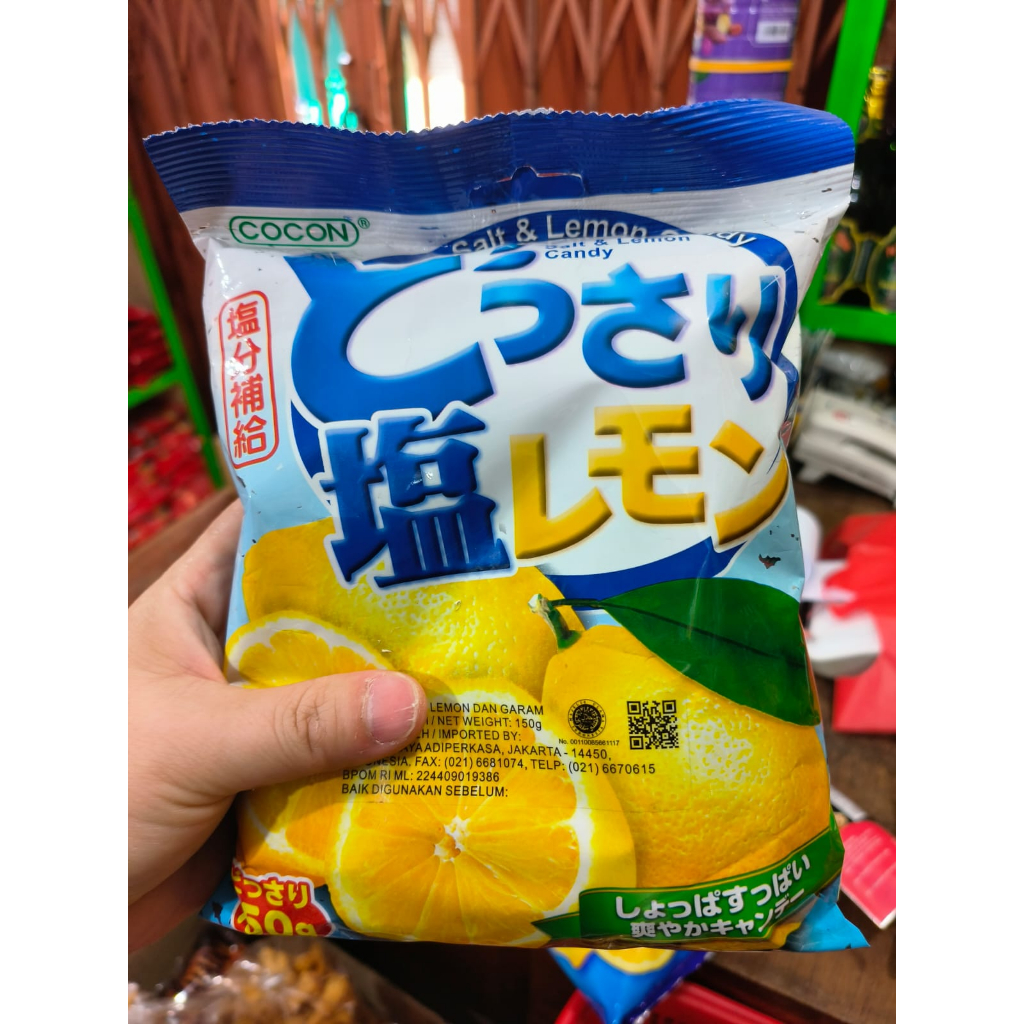 Jual Cocon Salt And Lemon Candy 150gr Malaysia / Permen rasa Lemon ...