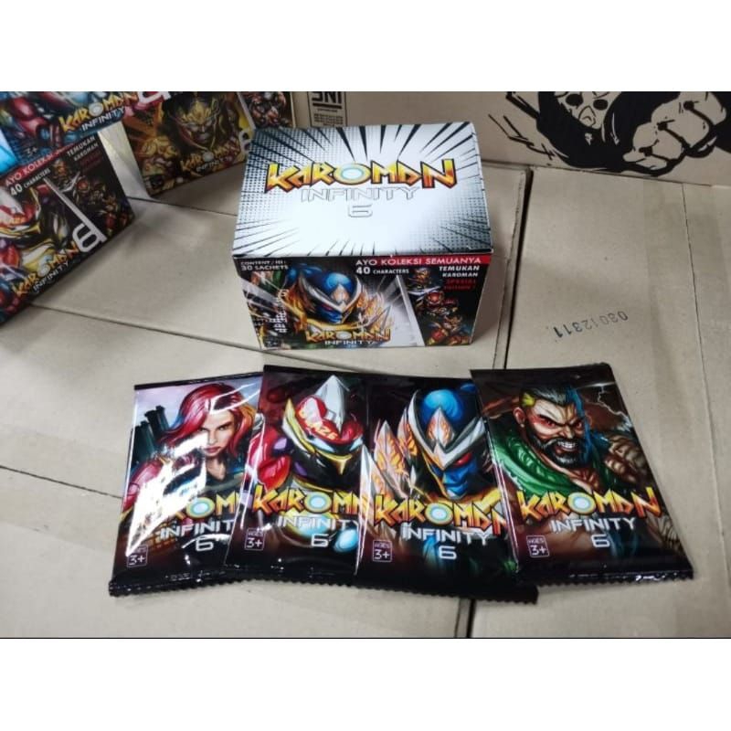 Jual 1 Box Puzzle 3D Karoman INFINITY 6 Isi 30 Sachet | Shopee Indonesia