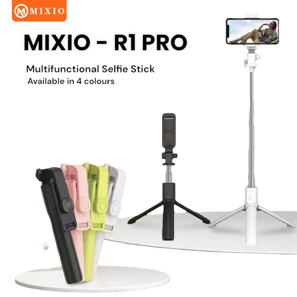 Jual MIXIO - R1 Pro Tripod Tongsis 3 In 1 / Tongsis Wireless Tripod 360 ...