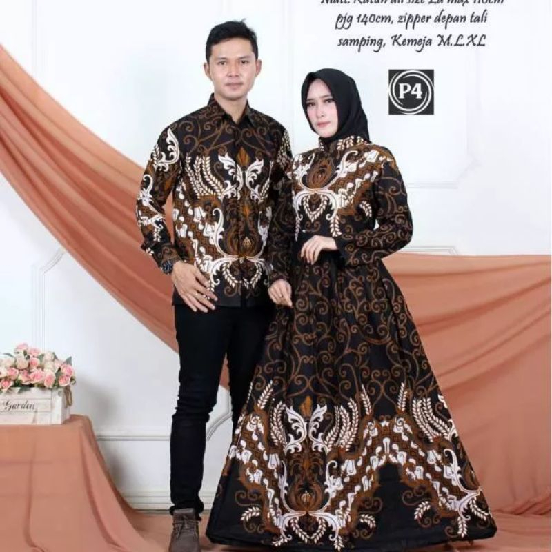 Jual Baju Batik Couple Keluarga Terbaru Baju Batik Sarimbitan Lengan