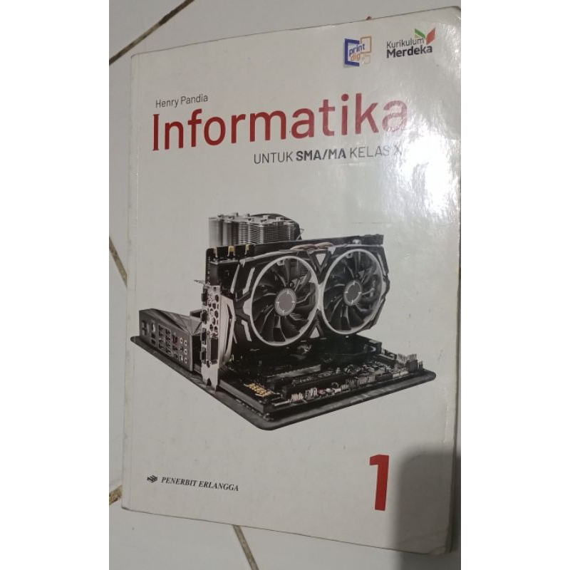 Jual Buku TIK Informatika kelas 10 Erlangga kurikulum merdeka | Shopee ...