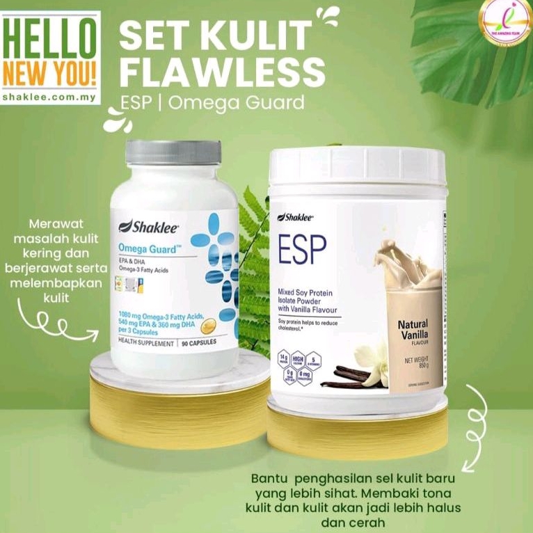 Jual Shaklee ESP Mixed Soy Protein Isolate Powder with Vanilla Flavour
