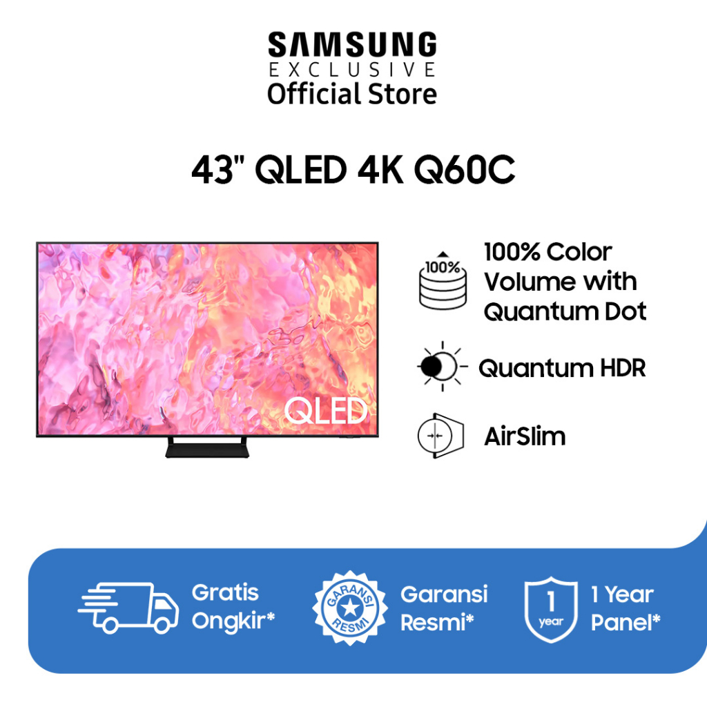 Jual Samsung QLED 4K Smart TV Q60C Shopee Indonesia