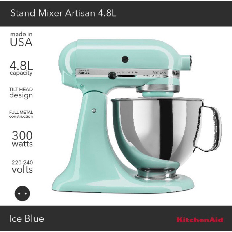 KitchenAid 5ksm150psepk Artisan (Pink) for 220 Volts