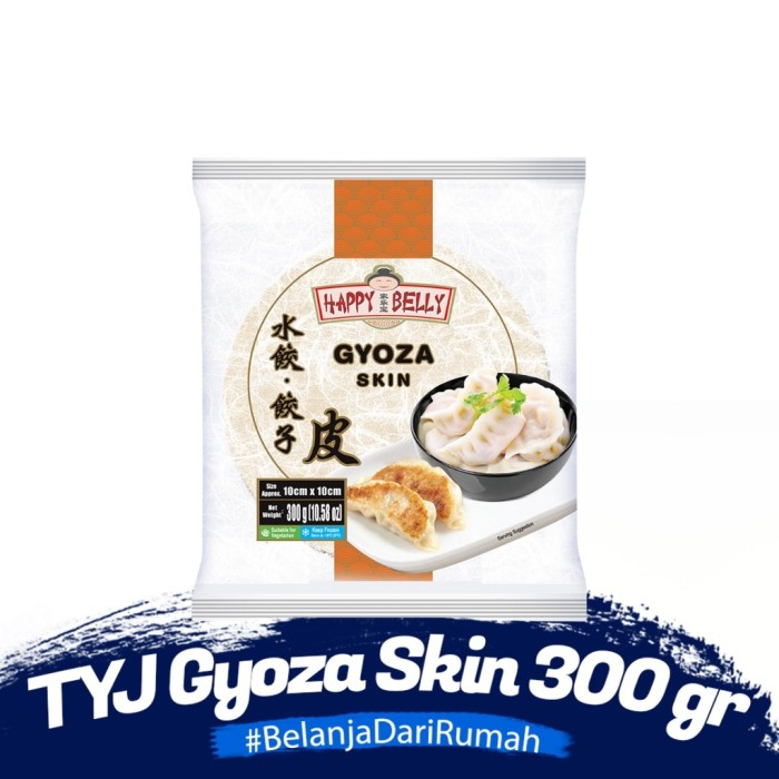 Jual GYOZA SKIN pangsit wonton ravioli dumpling dimsum TYJ Happy Belly ...