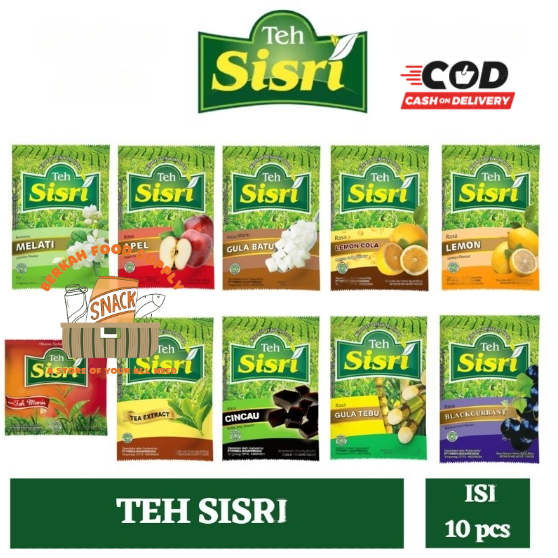 Jual ( BERKAH ) Top Ice Teh Sisri Renceng Isi 10 All Varian Rasa Bukan ...