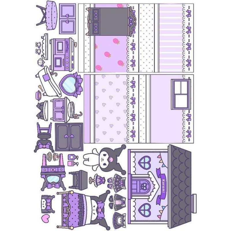 Cập nhật với hơn 85+ kuromi paper doll house cute nhất - Co-Created English