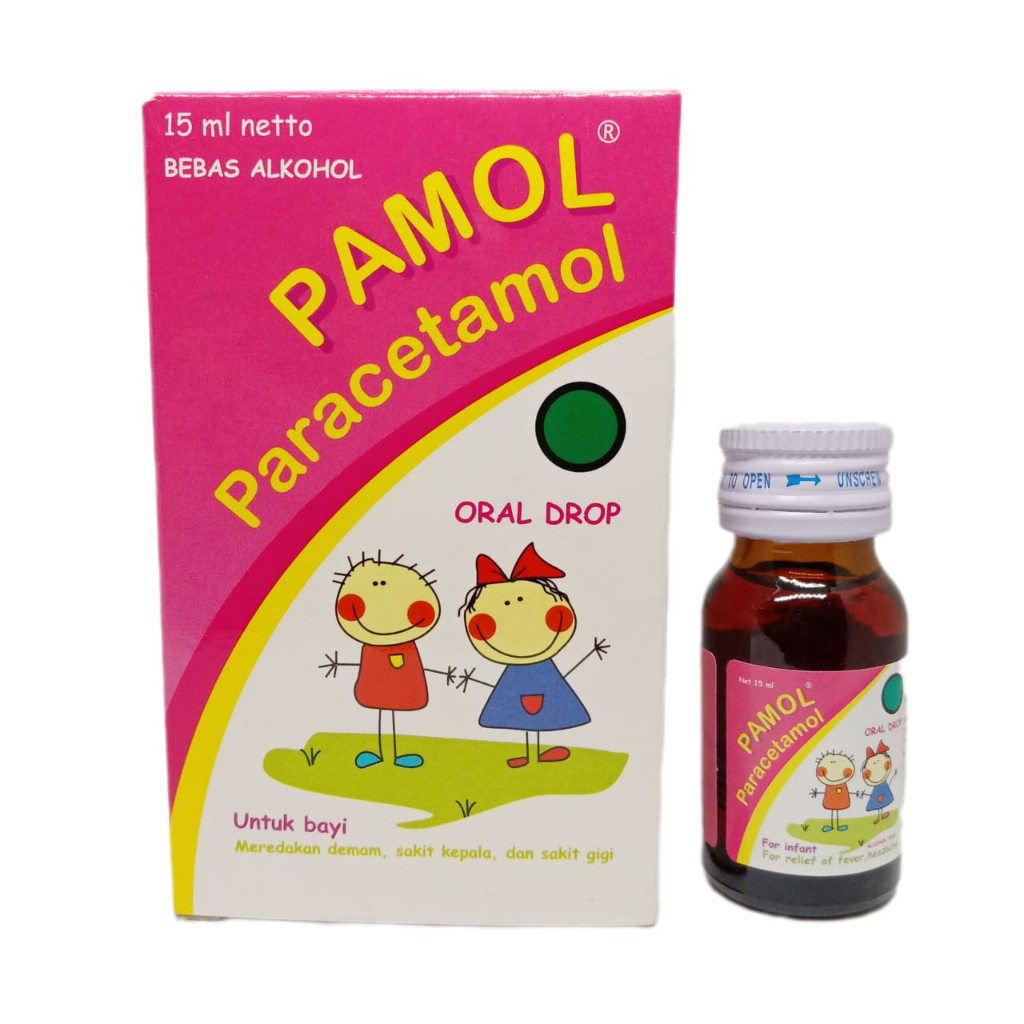 Jual Pamol Drop ( ( Paracetamol ) 15 ml/ Pereda nyeri dan penurun panas ...