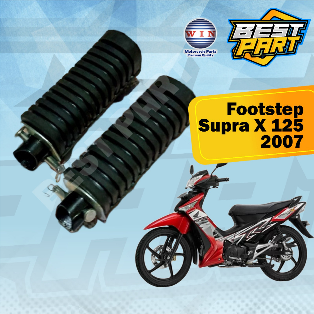 Jual Footstep Supra Belakang Karet Honda Supra Pijakan Kaki Supra X 125 ...