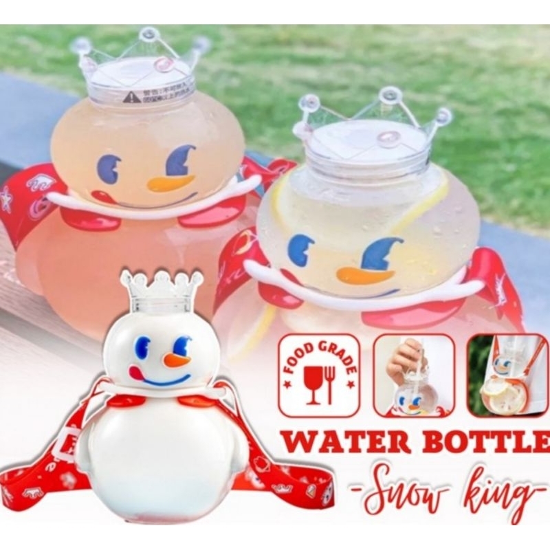 Jual botol minum mixue 700ml free tali botol mixue snow king tumbler ...