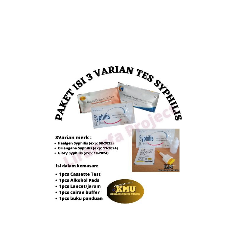 Jual Paket alat tes HIV & Syphilis lengkap Shopee Indonesia