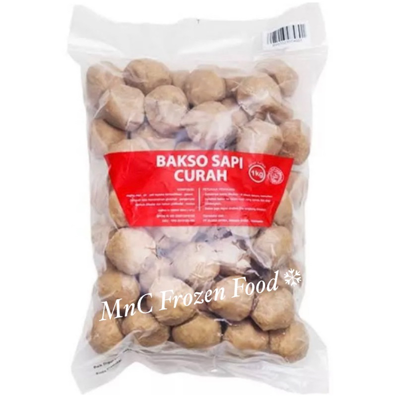 Jual Bakso Sapi Curah Bernardi 1kg Frozen Food Shopee Indonesia