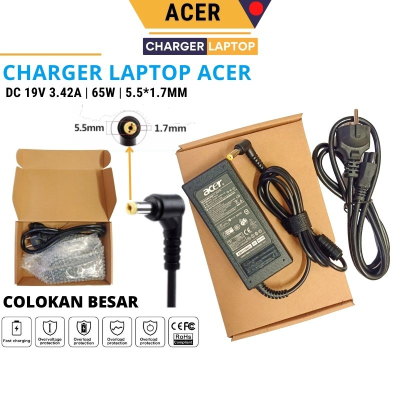 Jual Charger Casan Laptop Acer Aspire E15 E14 E11 ES1 E5 E3 E1 F15 ...