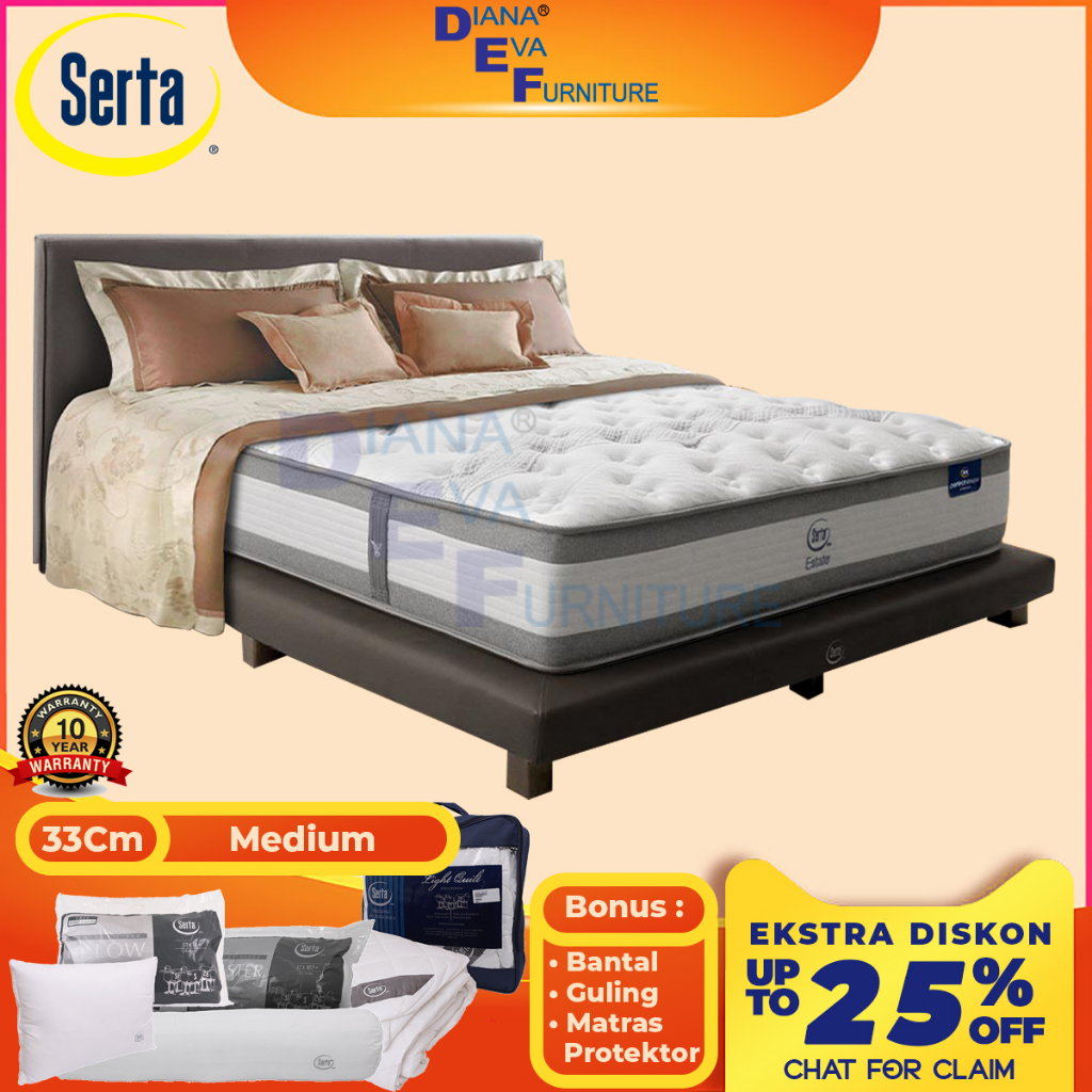 Jual Serta Estate Kasur Springbed Shopee Indonesia