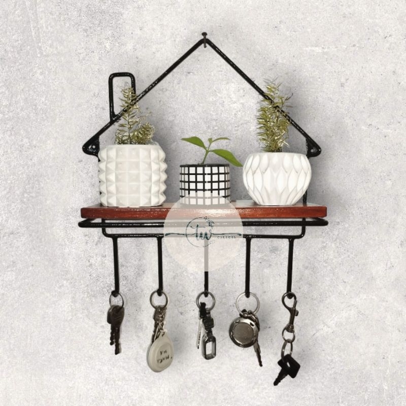 Jual RAK DINDING GANTUNGAN KUNCI / AKSESORIS /ACCESSORIES SERBAGUNA ...