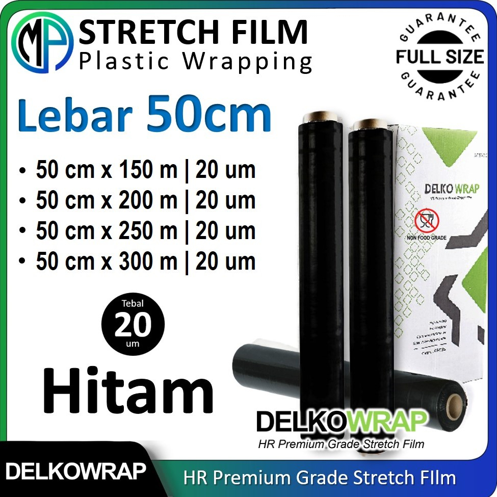 Jual Plastik Wrapping Barang / Stretch Film Lebar 50cm Warna Bening Dan ...