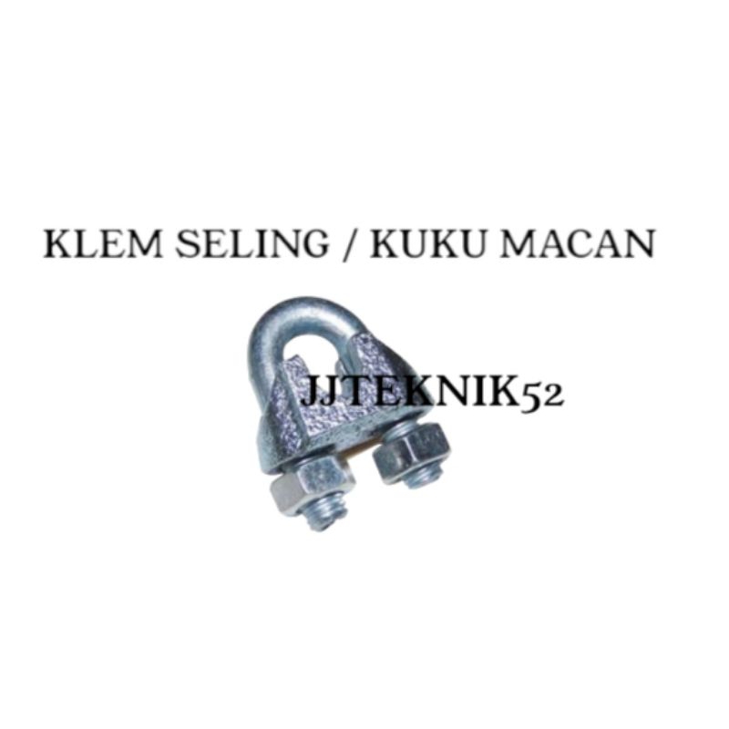 Jual KLEM SELING 5MM / KUKU MACAN 5MM / CLAM SLING 5MM | Shopee Indonesia