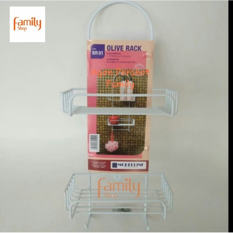 Jual Rak Sabun Shampoo / Rak Kamar Mandi / Olive Rack Modelline / Rak ...