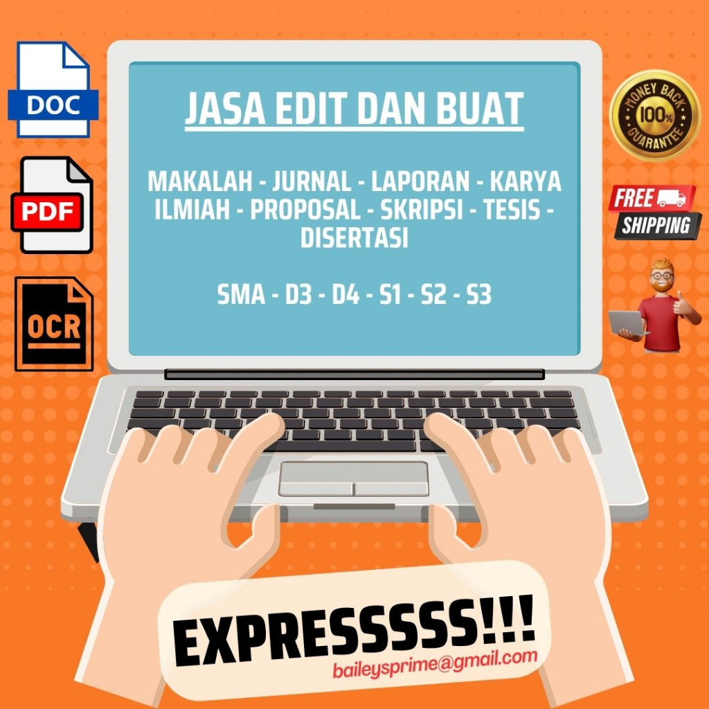 Jual Express Jasa Edit Fullmerapikan Ketikan Margin Spasi Nomor Halaman Align Font 3634