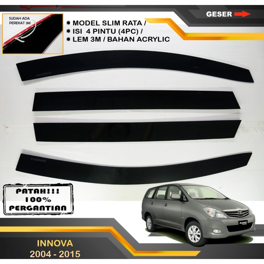 Jual TALANG AIR INNOVA LAMA 2004 2005 2006 2007 2008 2009 - 2015 RATA ...