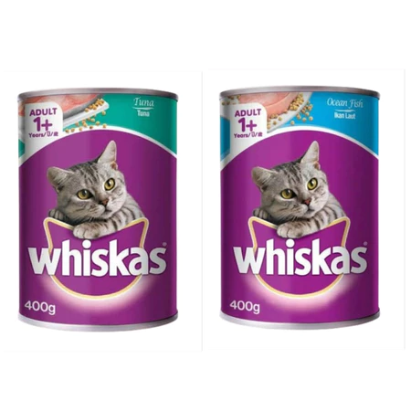 Whiskas KALENG Wet Food 400gr