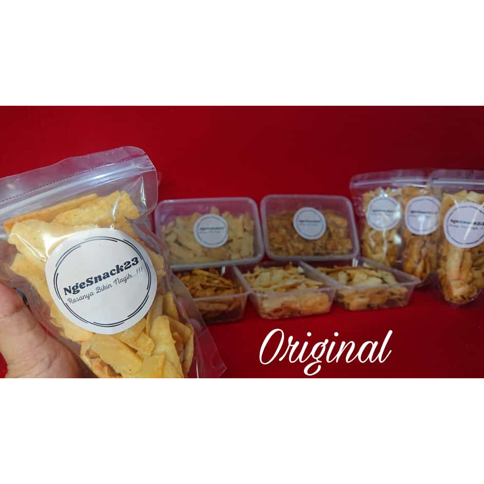 Jual Keripik Singkong Original 100 Gram Shopee Indonesia