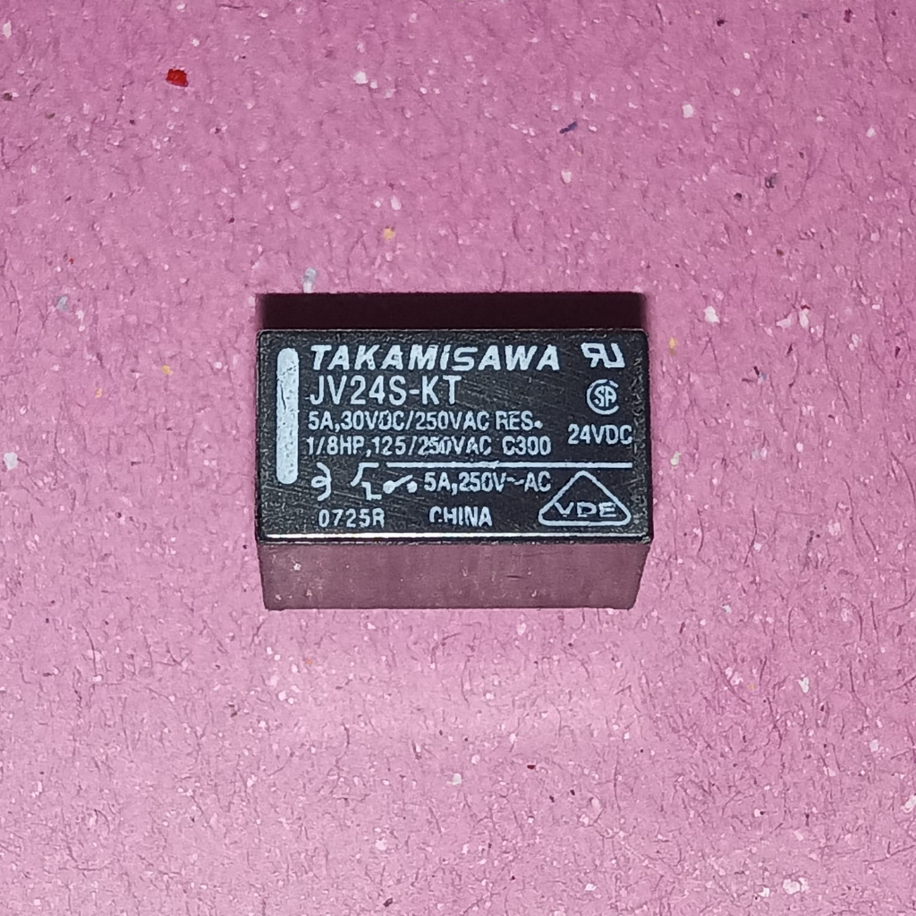 Fujitsu NY-24W-K - Relé 24VDC 5A SPST-NO (4 pinos