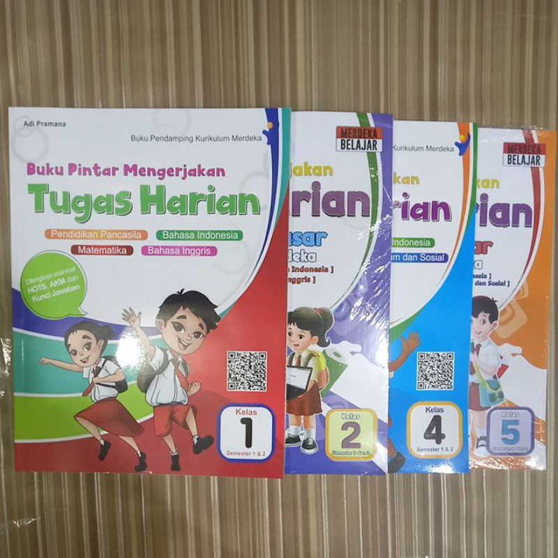 Jual Buku Pintar Mengerjakan Soal Tugas Harian Sd Kelas 1 2 4 5