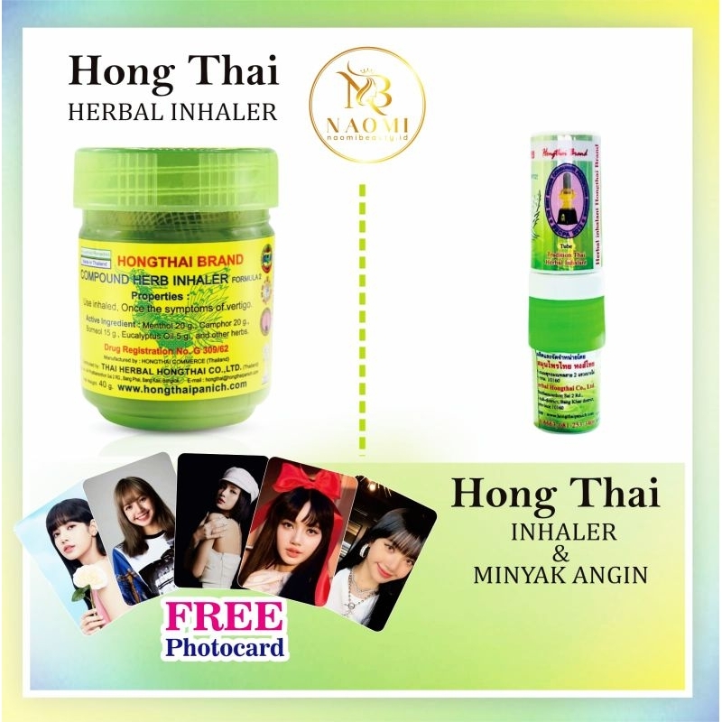 Jual HONGTHAI BRAND INHALER HONGTHAI BOTOL TABUNG HONGTHAI STICK FREE ...