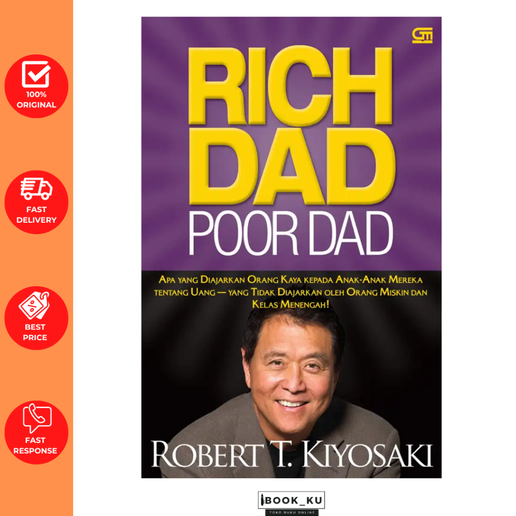 Jual Buku Rich Dad Poor Dad Robert Kiyosaki Original Shopee Indonesia