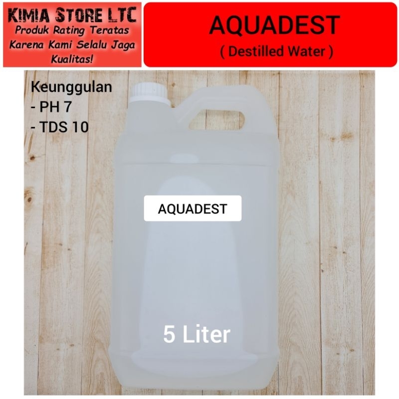 Jual Aquadest 5 Liter Air Suling 5 Liter Shopee Indonesia 3096